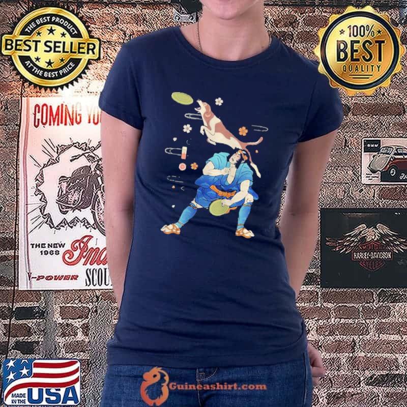 Nice Disc Dog Samurai Ukiyo Shirt Ladiestee