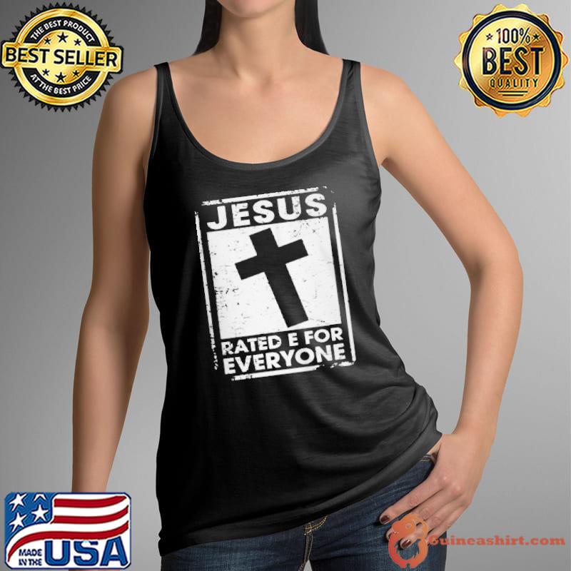 Nice Jesus rated e for everyone Tank Top