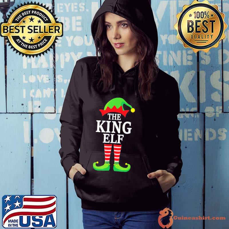 Nice King Elf Matching Family Group Christmas Party Pajama T-Shirt Hoodie
