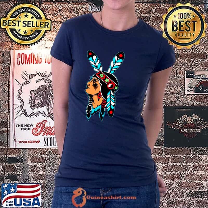 Nice Native American Pow Wow Tribal American Indian Shirt Ladiestee