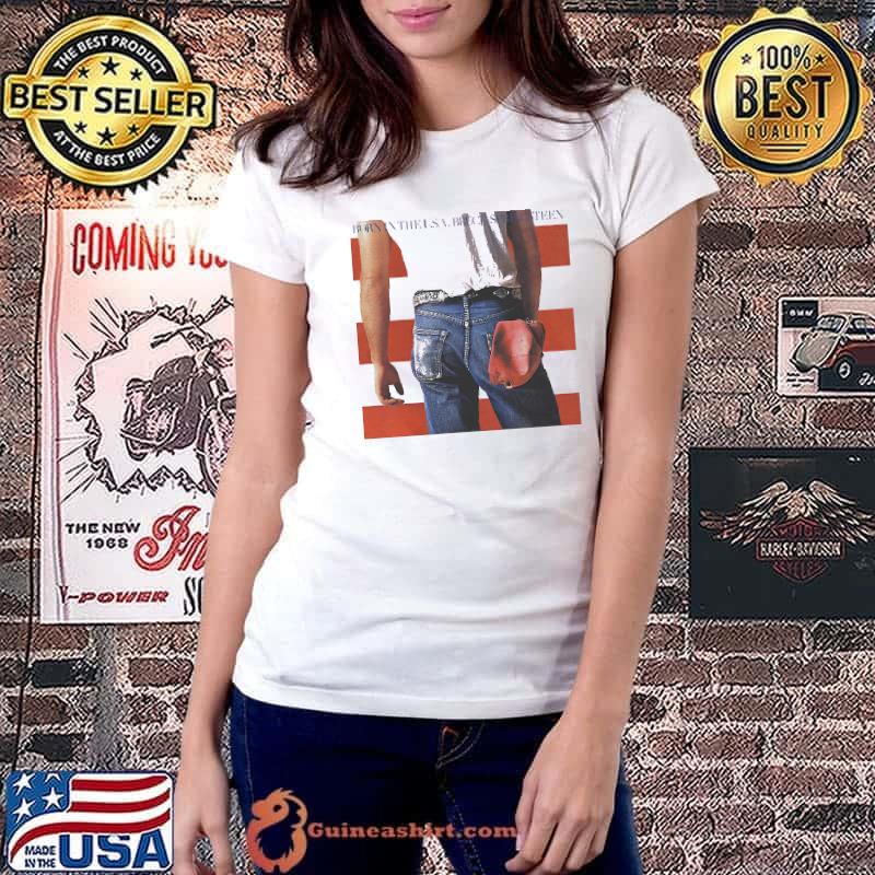 Official Born In The USA Bruce Springsteen Vintage Shirt Ladiestee