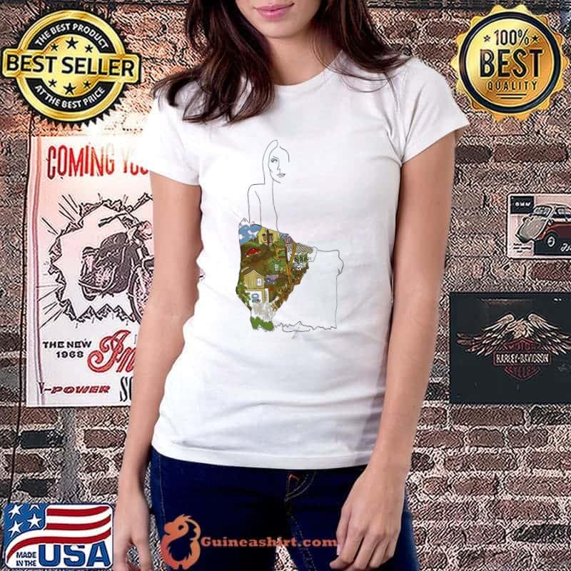 Official Joni Mitchell Art Paint Women Shirt Ladiestee