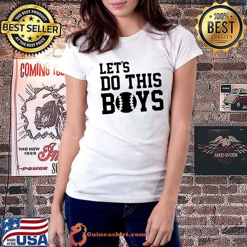 Official Let's Do This Boys Baseball Shirt Ladiestee