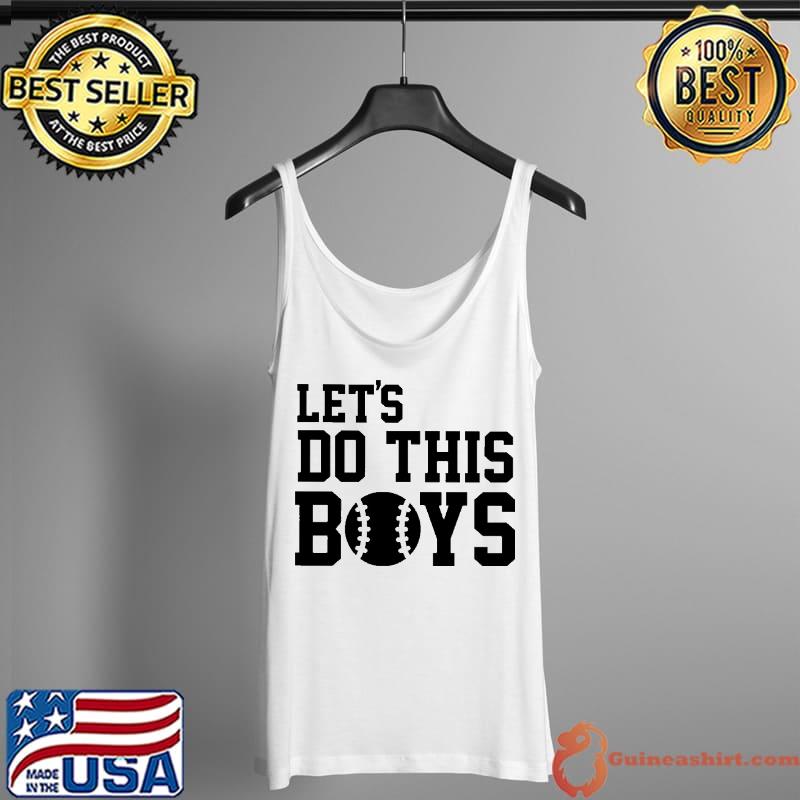 Official Let's Do This Boys Baseball Shirt Tank Top