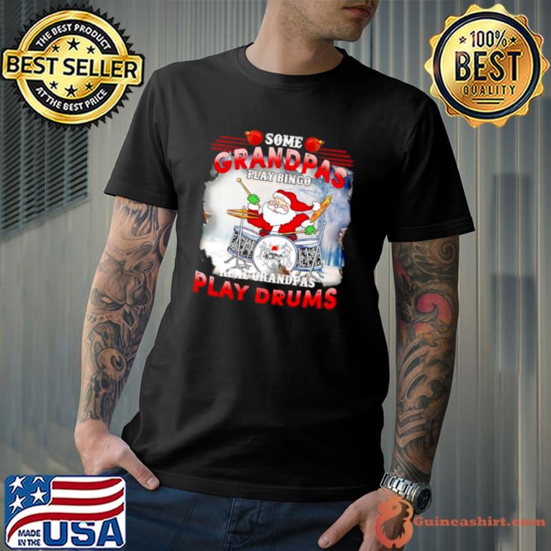 Official Santa some grandpas play bingo real grandpas play drums Unisex