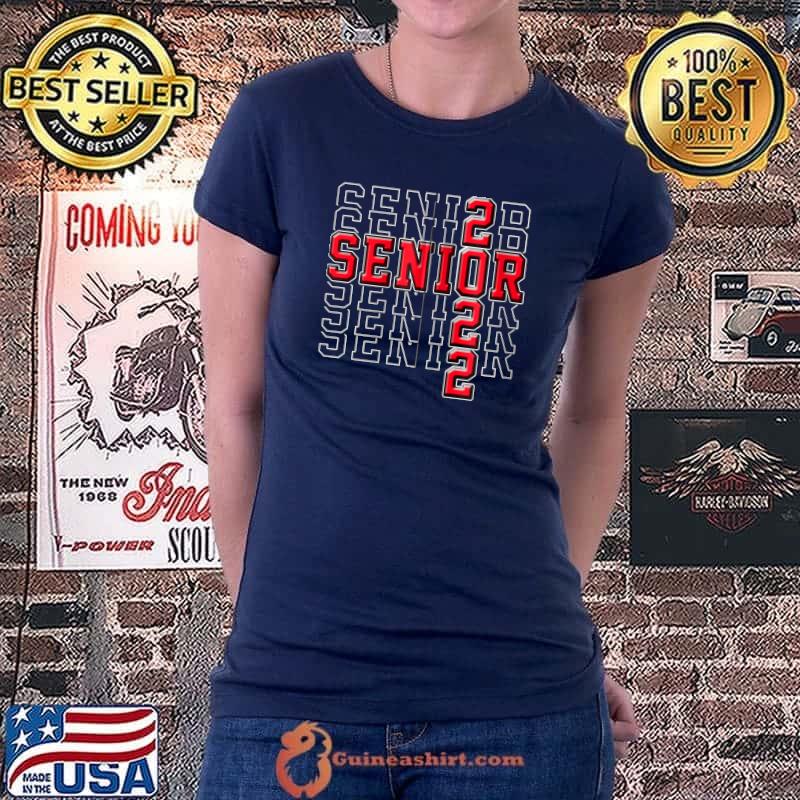 Official Senior 2022 Graduate Graduation for Teen Boys & Girls Red T- Ladiestee