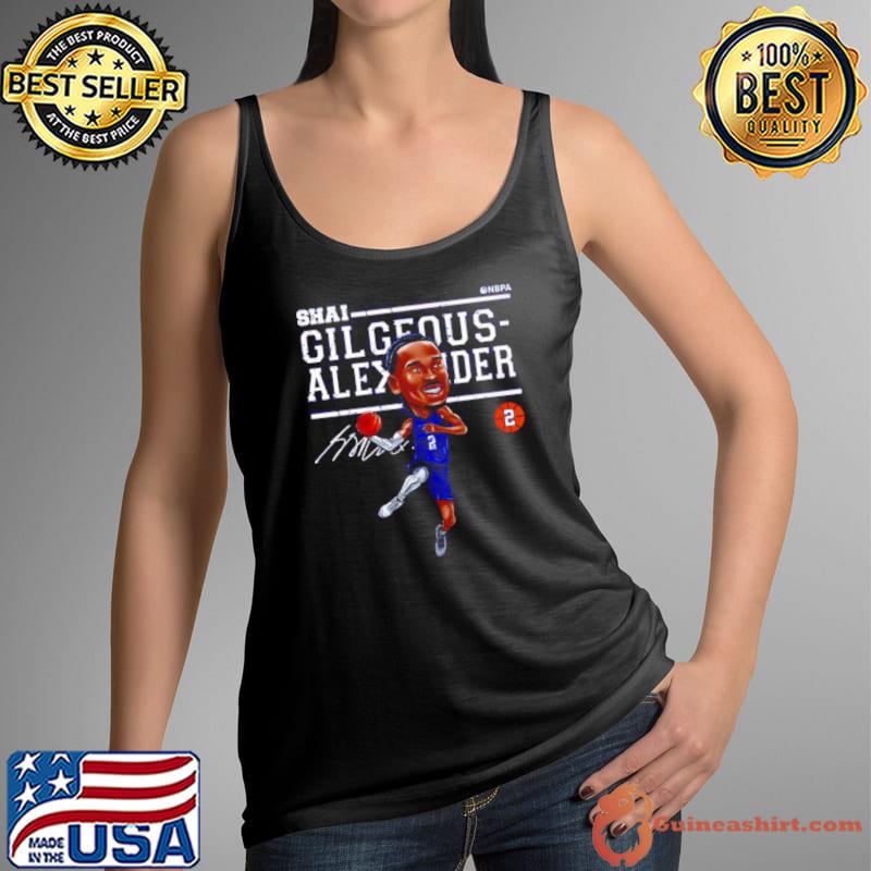 Official Shai Gilgeous Alexander Oklahoma City Cartoon Tank Top