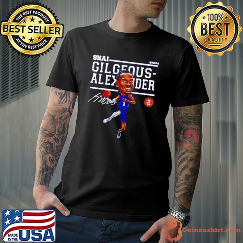 Official Shai Gilgeous Alexander Oklahoma City Cartoon Unisex