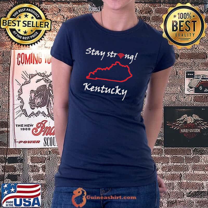 Official Stay Strong Kentucky City Heart Tee Shirt