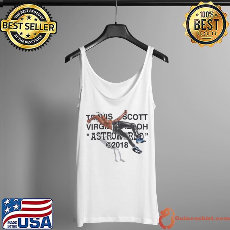 Virgil Abloh designs two t-shirts for Travis Scott