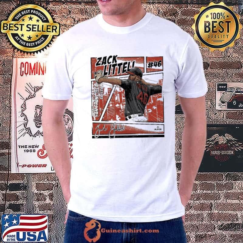 Official Zack Littell San Francisco Giants Baseball Signature Shirt Unisex