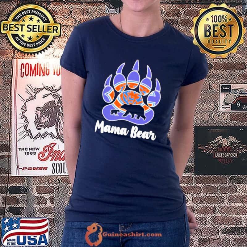 Original Chicago Bears Paw Mama Bear Shirt Ladiestee