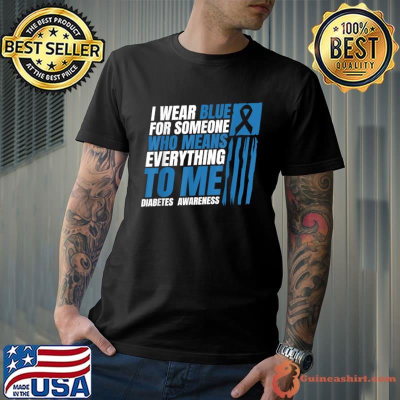Original Diabetes Awareness Month Messy Bun Mother T1 T2 T-Shirt Unisex