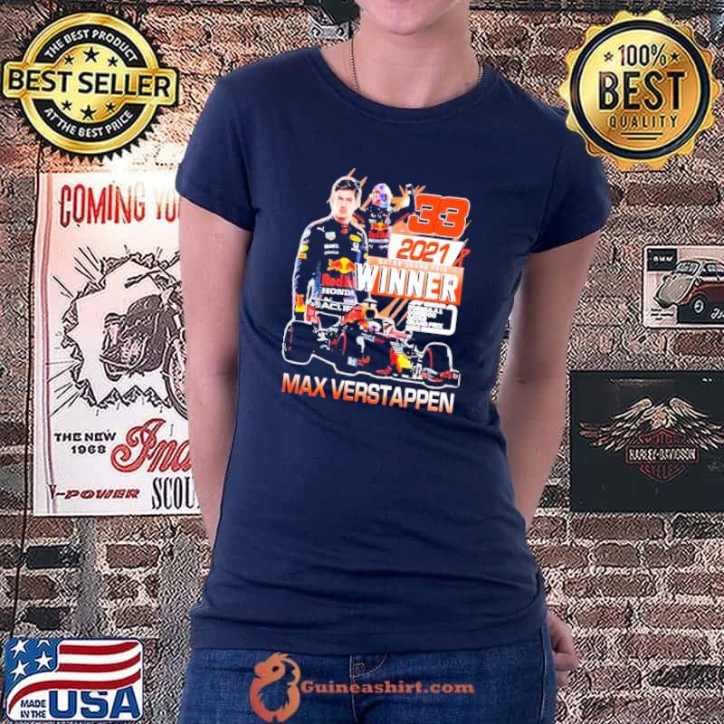 Original Max Verstappen 33 Champion 2021 Unisex T-Shirt