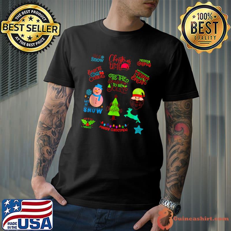 Original Merry, Happy, Joyful Christmas Time Y'all T-ShirtTop