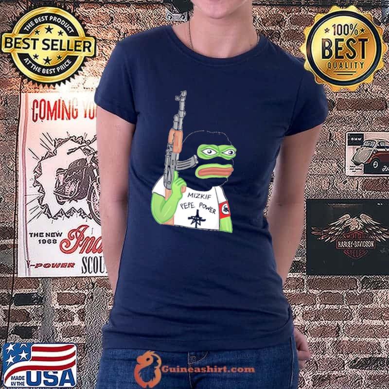 Original Pepe Power Mizkif Meme Unisex T-Shirt Ladiestee
