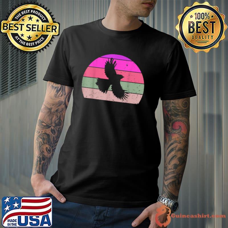 Original Retro Eagle Vintage Eagle Spirit Bird Lover 60s 70s Style T Shirt Unisex