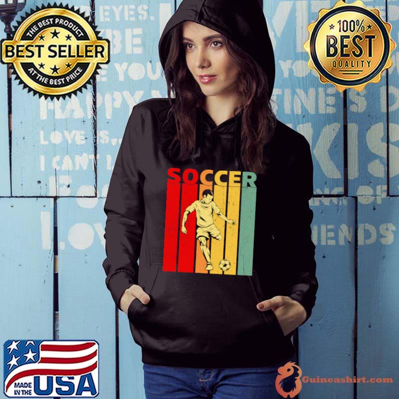 Original Retro Soccer Lover Vintage Sport Christmas Fathers Day T-Shirt Hoodie
