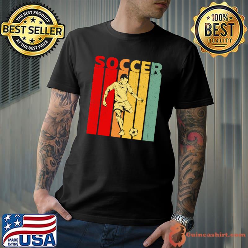 Original Retro Soccer Lover Vintage Sport Christmas Fathers Day T-Shirt