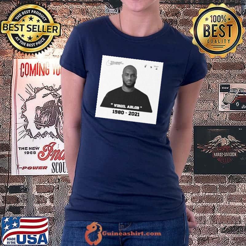 Original Rip Virgil Abloh 1980-2021 Nike Shirt Ladiestee
