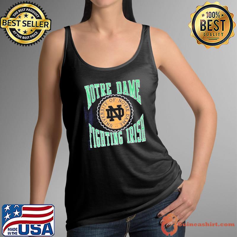 Premium 90s Notre Dame Fighting Irish Logo 7 University ND College Shirt Tank Top