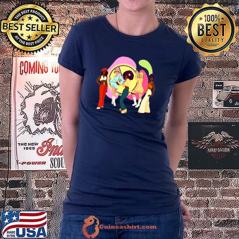 Premium Disco Feeling Dancing Seventies Girls Shirt Ladiestee