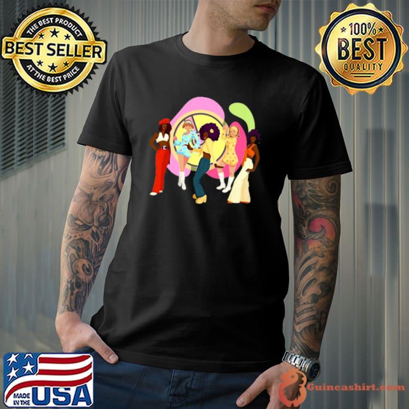 Premium Disco Feeling Dancing Seventies Girls Shirt Unisex