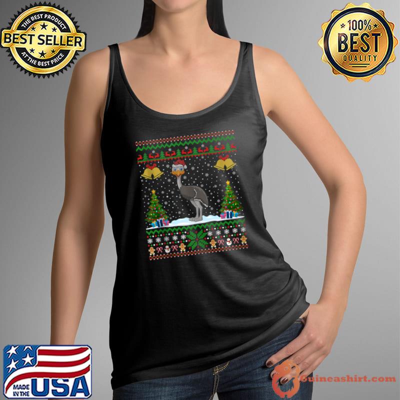 Premium Emu Birds Lover Xmas Gift Ugly Emu Christmas T- Tank Top