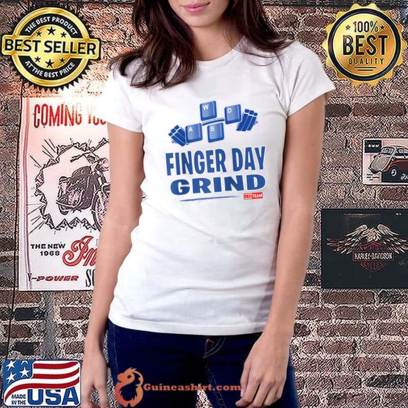 Premium FINGER DAY AT THE GYM - Top Video Gaming Gamer T- Ladiestee
