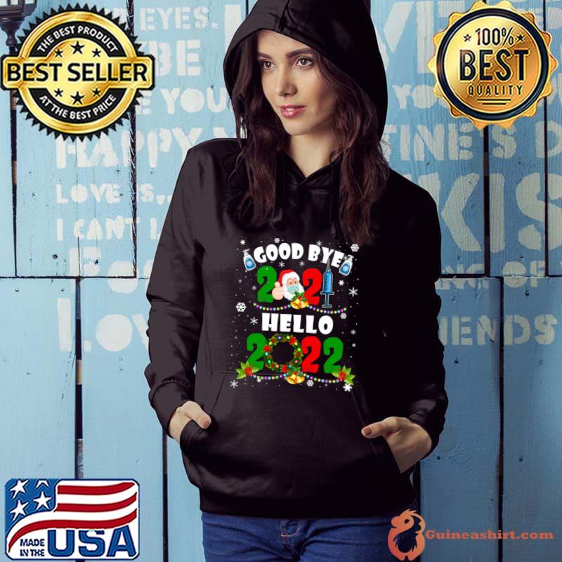 Premium Goodbye 2021 Hello 2022 Happy New Year 2022 Hello Eve Pajama T-shirt