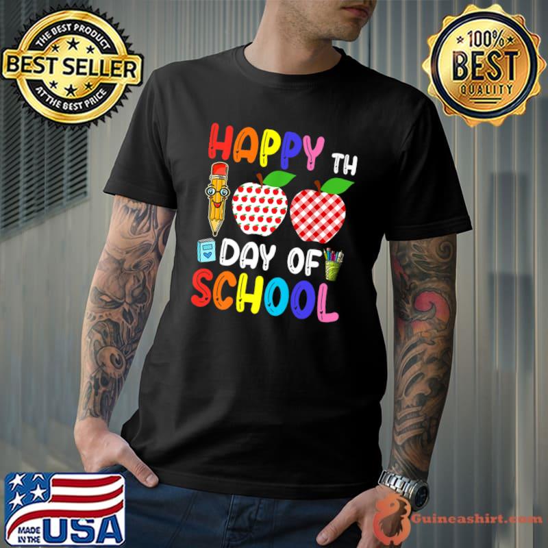 Premium Happy 100th Day Of School 100 Days Teachers Kids Child Premium T-Shirt