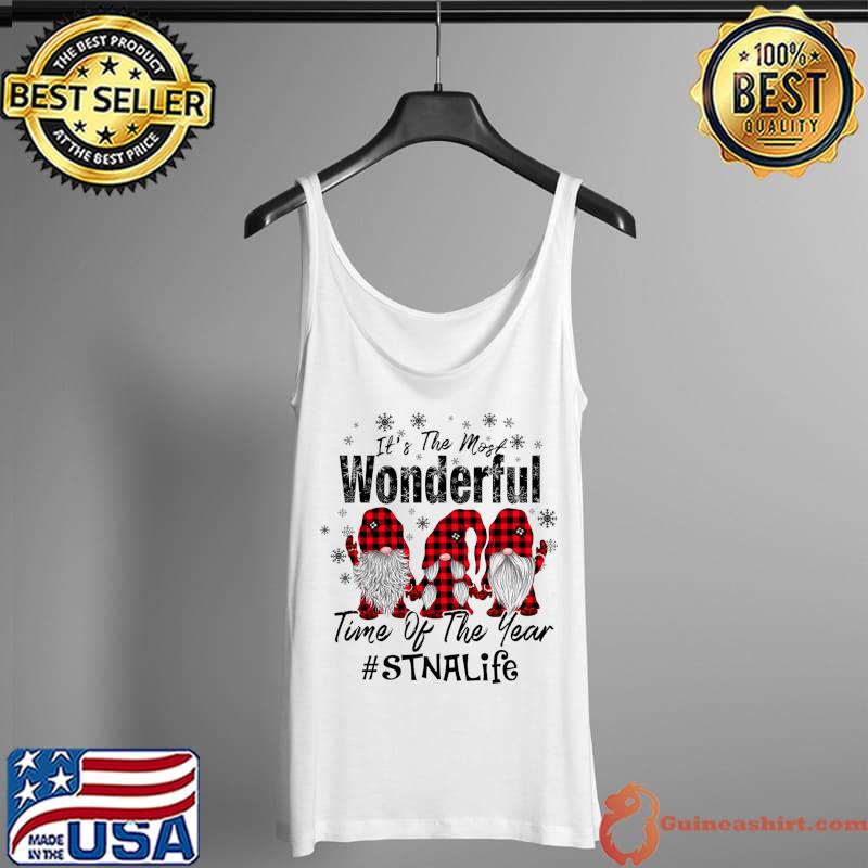 Premium It's The Most Wonderful Time Of The Year Christmas Gnomes T- Tank Top