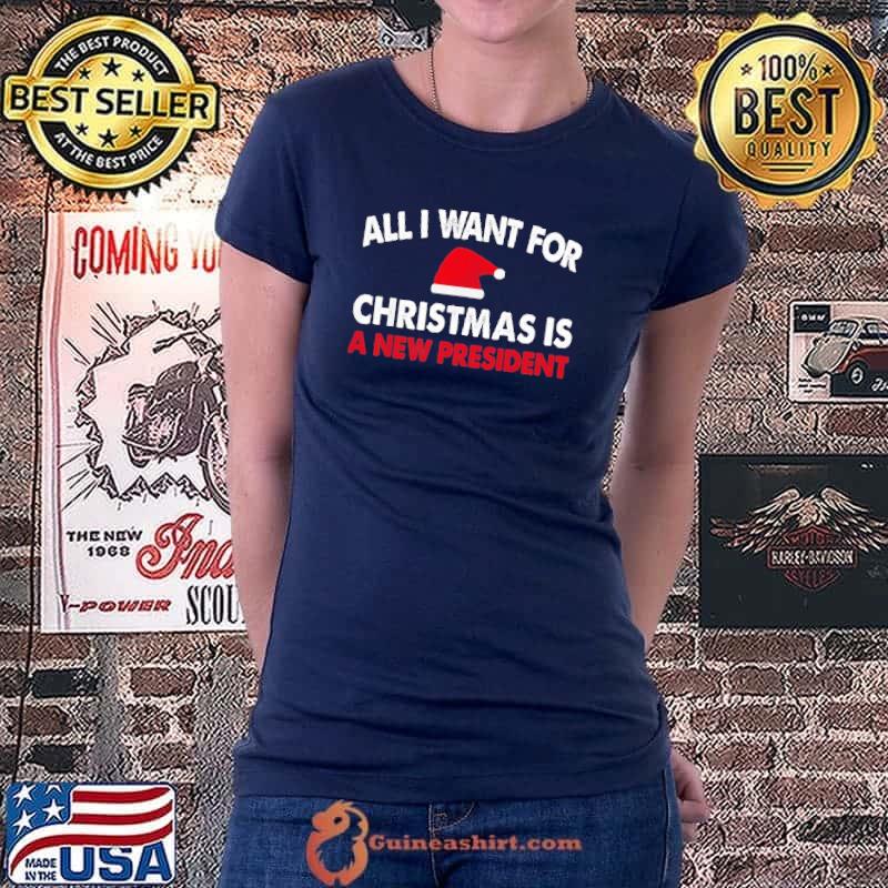 Premium Official Anti Biden Christmas Funny Political T-Shirt