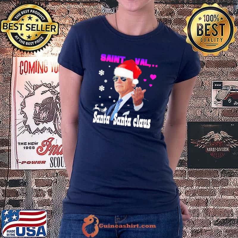 Premium Santa Joe Biden Happy valentine’s day Ugly Christmas Sweater T-Shirt