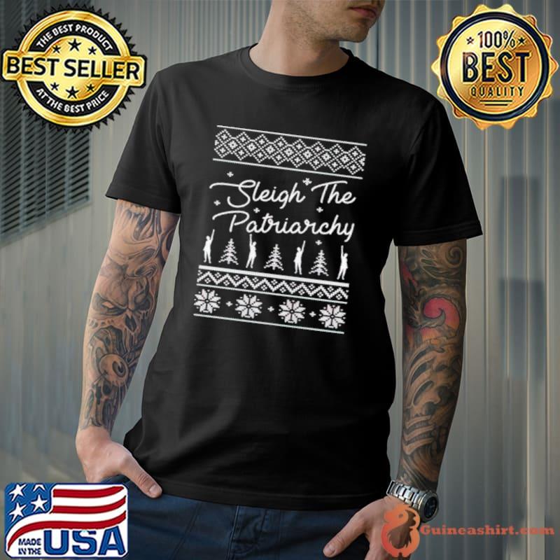 Premium Sleigh the patriarchy Christmas Unisex