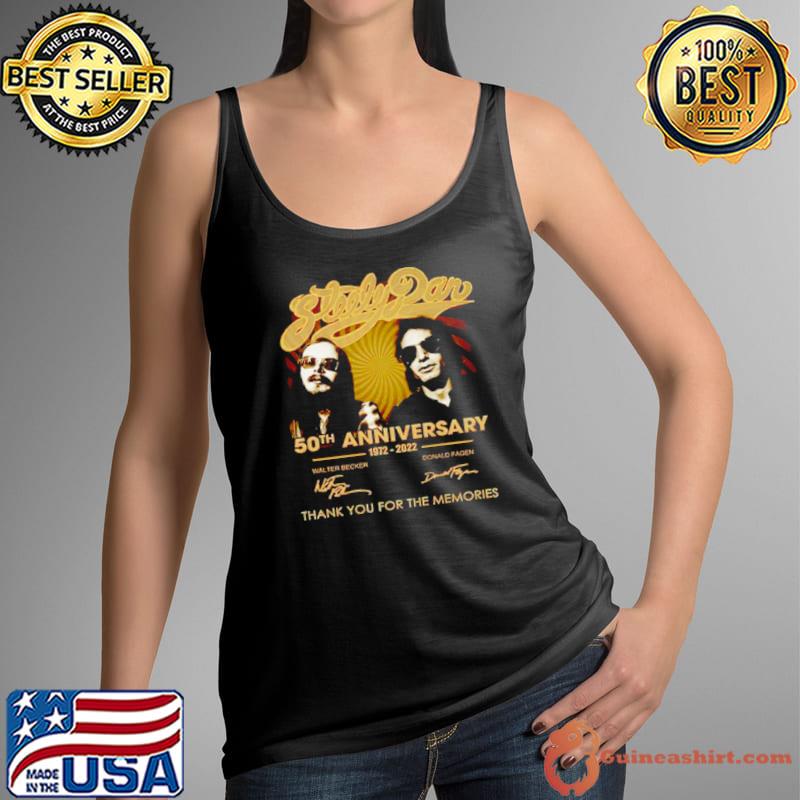 Premium Steely Dan 50th Anniversary 1972 2022 thank you for the memories Tank Top