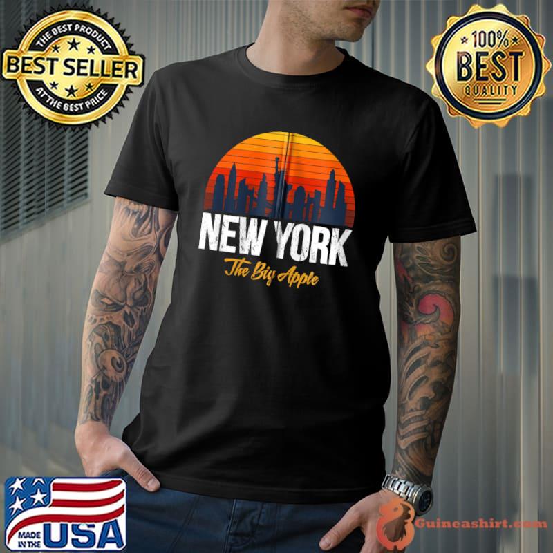 Premium Urban New York City Skyline Graphic Tee Shirt, New York City T-shirt