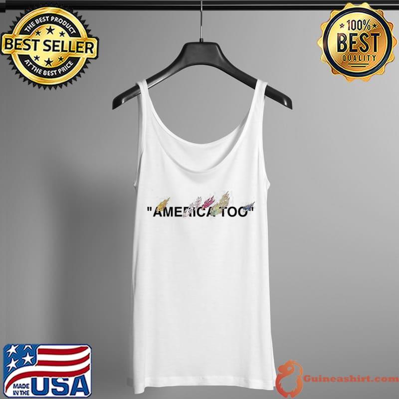 Premium Virgil Abloh and Takashi Murakami America Too Tank Top