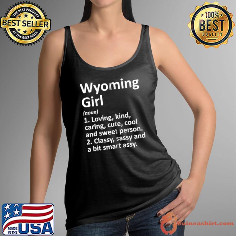 Premium WYOMING GIRL MI MICHIGAN Funny City Home Roots T- Tank Top