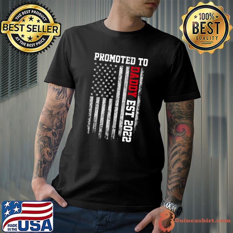 Promoted To Daddy 2022 Soon To Be Dad Husband Girl T-shirt