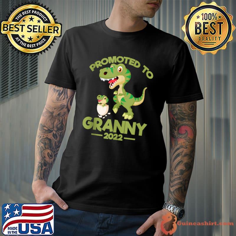 Promoted To Granny 2022 T-Rex Dinosaur T-shirt