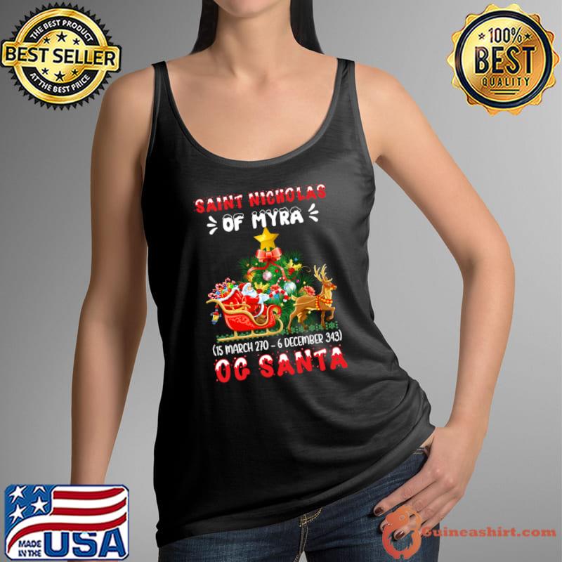 Saint Nicholas of myra Christmas Santa T-Shirt Tank Top
