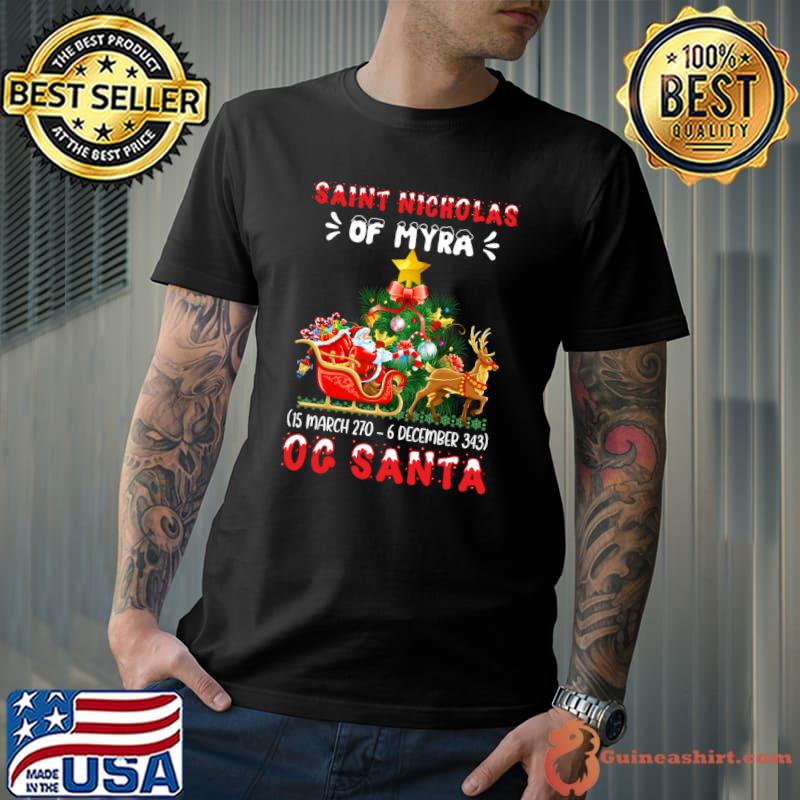 Saint Nicholas of myra Christmas Santa T-Shirt Unisex