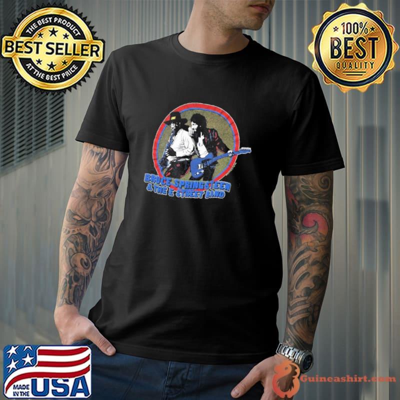 Top Bruce Springsteen and The E Street Band 1980 1981 World Tour Vintage Shirt Unisex