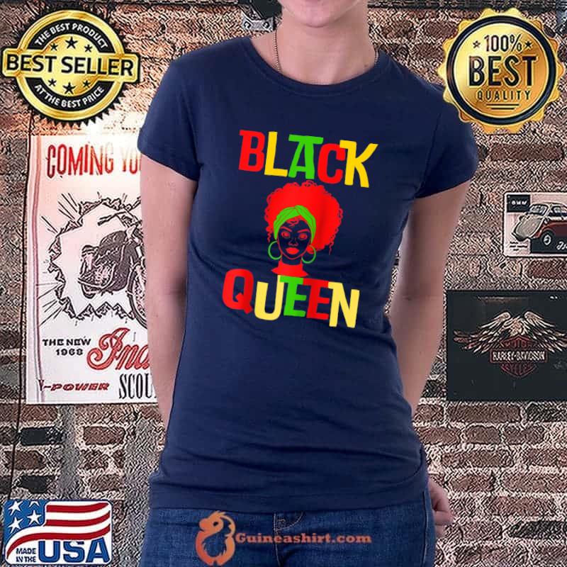 Top Kwanzaa Goddess Black Women Melanin Poppin Queen Fun T- Ladiestee