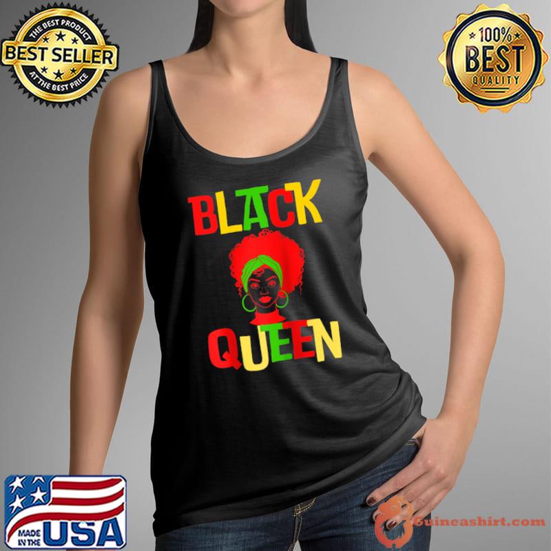 Top Kwanzaa Goddess Black Women Melanin Poppin Queen Fun T- Tank Top