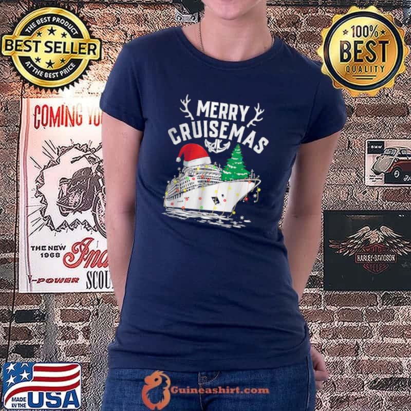 Top Merry Cruisemas Cruise Ship Family Christmas Shirt Ladiestee