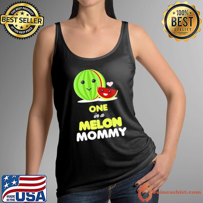 Top Perfect one in a melon mommy funny fruit watermelon mom Tank Top