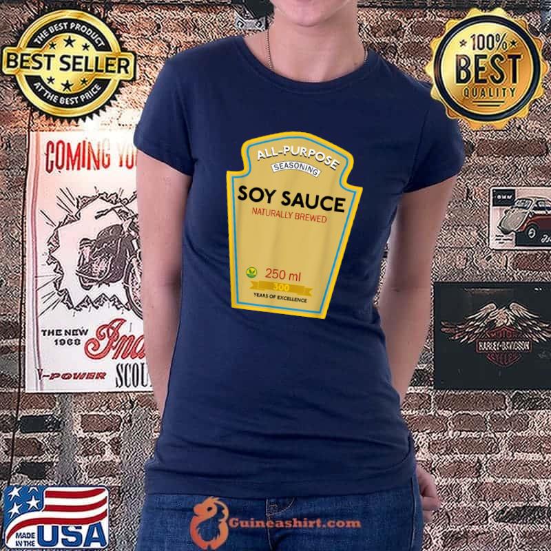 Top Soy Sauce Funny Costume vegan T Shirt Ladiestee