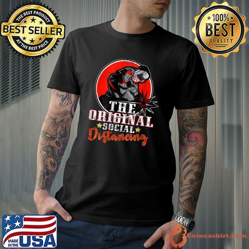 Top Welder Gift Funny Welding Image On Back Dad Man T-shirt